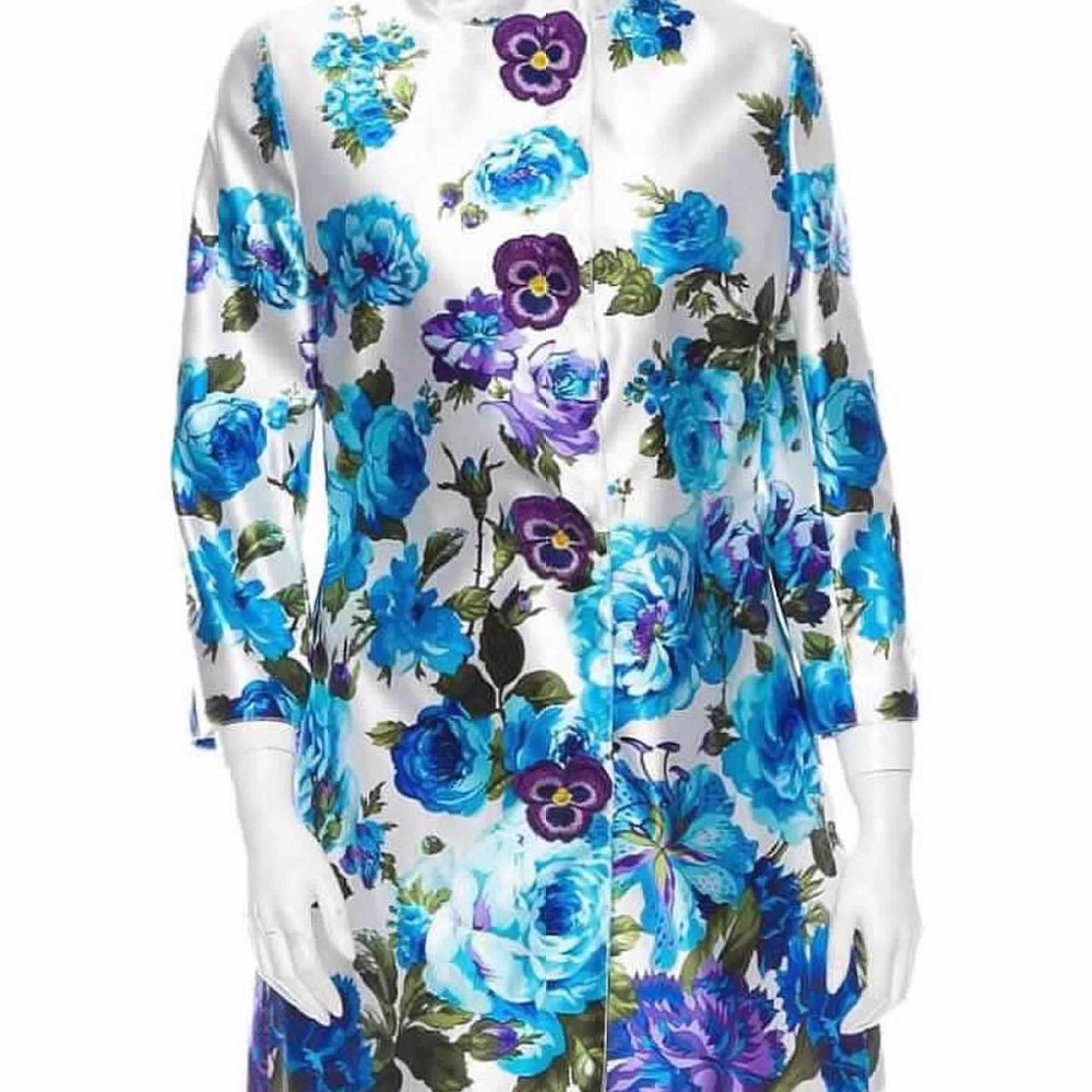 Gorgeous Andrew Gn Floral Print Coat